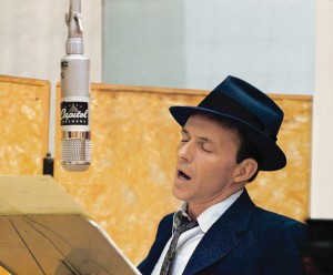 Fly Me to the Croon: Sinatra in the studio. Photo courtesy Capitol Records Archives.