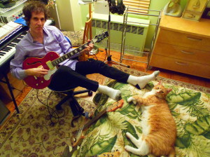 Two cool cats rockin’ in the cradle. Photo by Nancy Leigh.